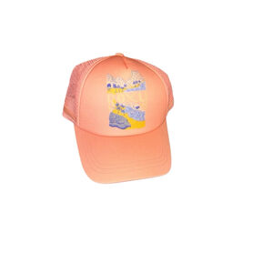 ROXY Unisex trucker SnapBack Hat Pink OSFA Multicolor